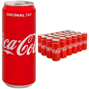 Coca Cola 330ml x 24 kutular | Coca-Cola 1.5 litre 500ml 20oz şişeler orijinal klasik kok alkolsüz içecekler