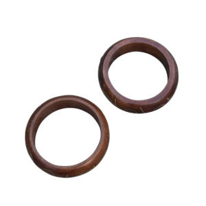 Brazalete de Color de Madera de Tamaño Personalizado Hecho a Mano Producto de Madera Natural de Moda con Aspecto Clásico Tradicional - Product Image 5