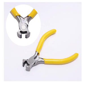 Pince à bijoux en acier inoxydable de meilleure qualité, meilleure vente en gros, avec logo personnalisé, double poinçon, manche en PVC, Instruments médicaux de base - Product Image 6