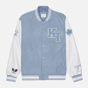 แจ็คเก็ตวาร์ซิตี้ขนแกะแท้คุณภาพสูง ป้องกันแบคทีเรีย สำหรับผู้ชายและผู้หญิง ทุกขนาด ทุกสี แบบใหม่ คอตั้ง - Product Image 1