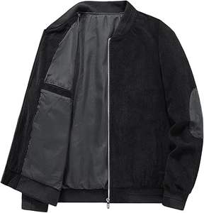 Chaqueta de Invierno Personalizada FIGHTING ANT, Chaqueta de Cuero con Cuello Camisero, Forro Polar Vintage, Cierre de Cremallera, Chaqueta Bomber para Hombre, Talla Grande - Product Image 6