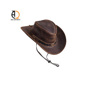 Best-Selling New Fashion Casual Leather Mexico Outdoor Men Cowboy Fedora <b>Hats</b> - Product Image 5