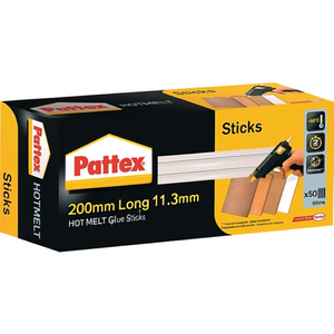200mm Long 11.3mm Dia 1000g 50 Pieces Pattex Hot Melt <b>Glue</b> Sticks - Product Image 3