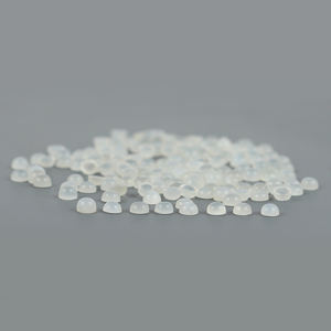 พลอยมูนสโตนทรงหลวม3มม. สีขาวธรรมชาติสำหรับทำเครื่องประดับ - Product Image 2