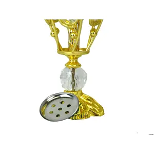 Wholesale Electric Religious Brass <b>Bukhoor</b> Incense <b>Burner</b> Arab Muslim Festival Decoration for Eid Home Decoration - Product Image 2