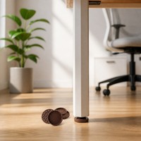 Patins antidérapants en plastique à ventouse pour pieds de meubles, protections de sol anti-rayures pour chaise de bureau, bureau et armoire