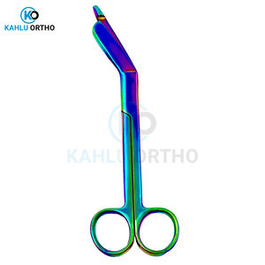KAHLU Ciseaux orthopédiques à bandage chirurgical en acier inoxydable Multicolore Bonne vente Source d'alimentation manuelle Prix compétitif - Product Image 2
