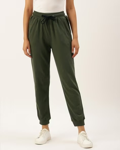 Pantalons de survêtement en coton pour femmes avec logo personnalisé, pantalons de jogging avec poches, taille haute, pantalons de survêtement surdimensionnés pour femmes - Product Image 4