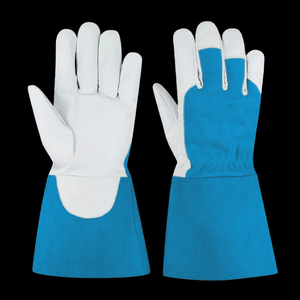 ถุงมือหนังวัวแบบแยกนิ้วถุงมือนิรภัยสำหรับงานอุตสาหกรรมแบบเต็มรูปแบบ - Product Image 1