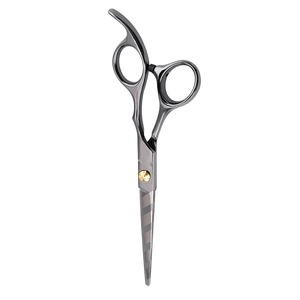 High Grade Hair Cutting <b>Scissors</b> <b>Paper</b> Coated Professional Barber Hairdressing <b>Scissor</b> With Fix Finger Rest - Product Image 5