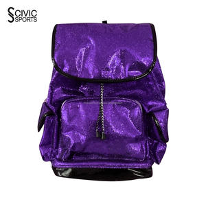 Sac à dos de cheerleading à paillettes sublimées, sacs de sport décontractés, sacs de piste, sac à dos en polyester - Product Image 4