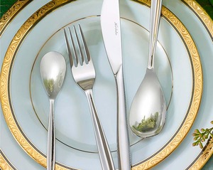 Juego de cubiertos de plata con acabado de espejo exclusivo, ideal para cenas de lujo, celebraciones de bodas, banquetes y mesas de cocina modernas - Product Image 3