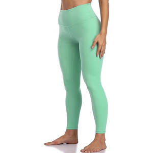 Best Selling Fitness Wear Adult Size Women <b>Leggings</b> <b>Top</b> Quality 100% Cotton Gym Workout Women <b>Leggings</b> - Product Image 2