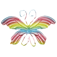 Nouvel Arrivage en Gros : Aile de Papillon Gonflable en Aluminium Argentée de 120 cm pour Enfants – Idéale pour la Rentrée Scolaire et Pâques