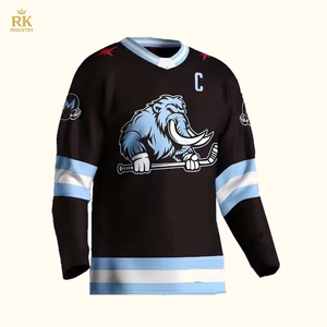 Maillot de hockey personnalisé avec logo vert sublimé, vêtements de hockey sur glace pour hommes adultes, uniforme d'entraînement d'équipe - Product Image 3