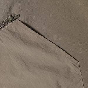 Sudadera con capucha caqui para hombre de alta calidad, jersey de manga larga, ropa de calle deportiva informal de algodón con bolsillo con cordón - Product Image 6