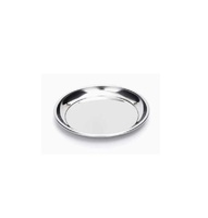 Assiette décorative de table Dernière conception Conteneur durable fait à la main de qualité alimentaire Assiette en acier inoxydable Passe au lave-vaisselle