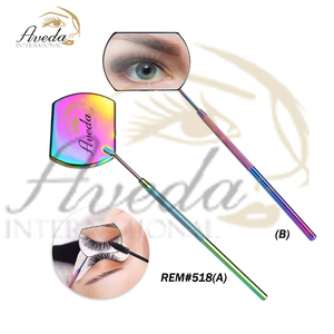 Professional Salon Grade Personalized <b>Compact</b> Lash <b>Mirror</b> Stainless Steel Frame for Eyelash Extensions Anti Fog Cosmetic - Product Image 4