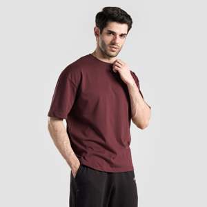Camiseta Deportiva Prime Athlete Color Granate Sólido, 100% Algodón Jersey, 200 Gramos, Impresión por Serigrafía, Modelo [Número de Modelo] - Product Image 2