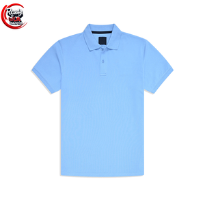 T-shirt en jersey 100 % coton uni respirant à manches courtes, vente en gros, haute qualité, logo brodé sur mesure - Product Image 1