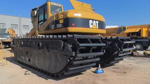 รถขุดสะเทินน้ำสะเทินบก Caterpillar Cat 320C มือสอง พร้อมบ่อเลื่อนขนาดใหญ่ - Product Image 3