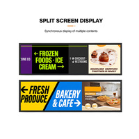 Pantalla LCD de Doble Cara para Publicidad en Bares, con Montaje Colgante, Android 11, 2K, para Hoteles y Resorts