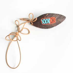 Viet Fargimex Collier de noix de coco de style bohème fait à la main Bijoux de mode naturels - Product Image 4