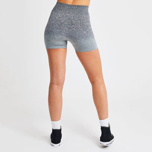 Hot Sale Women's High-Waist Biker Shorts Breathable Gym Fitness Yoga Logo Decorated <b>Tight</b> Fit with Sexy Plain Dyed Look - Product Image 4