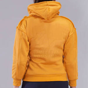 Servicios OEM 2024 último diseño mujeres sudaderas con capucha poliéster/algodón cuello con capucha logotipo frontal mejor venta invierno - Product Image 2