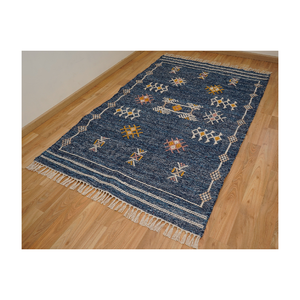 Luxurious Custom Kilim Handwoven Rugs Modern Geometric Design <b>Washable</b> From Reputed Manufacturer at Factory Prices - Product Image 4