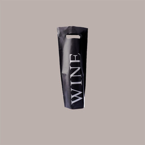 20 piezas de plástico negro con estampado de vino 750ml portabotellas 16 + 10x38 Cm accesorio para compras - Product Image 4