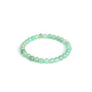 Pulsera de cristal Aventurina verde 6mm Cuentas redondas Piedra de cristal Piedra preciosa Joyería de moda Hombres y mujeres Regalo Energía - Product Image 5