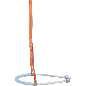Handcrafted Single Rope Noseband Bosal Breeches Western Horse Tack Training Riding Soft Yet Strong <b>Corded</b> Rope Hackamore - Product Image 6