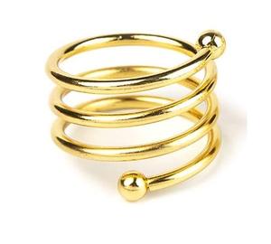 Anillo de Servilleta con Hoja de Oro, Diseño Botánico Elegante para una Mesa de Comedor Moderna y de Lujo - Product Image 5