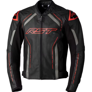 Chaqueta de carreras de cuero genuino para hombre, chaqueta impermeable de cuero de vaca/pista de canguro, chaqueta CE Nivel 2 armaduras, todos los tamaños - Product Image 3