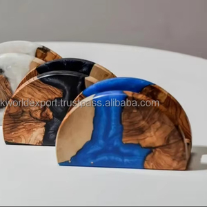 กล่องใส่กระดาษทิชชูทำจากไม้ทำด้วยมืออุปกรณ์จัดระเบียบบนโต๊ะสำหรับบ้านสำนักงานและโรงแรมรูปแบบการใช้งานที่ดีที่สุด - Product Image 2