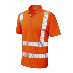 <b>Construction</b> Safety Reflective Polo Shirt for Traffic Work <b>Overalls</b> Hi Vis Work Polo Shirt - Product Image 1