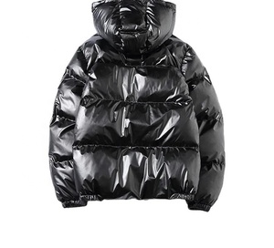 Abrigos de invierno de poliéster 100% de alta calidad para hombre, chaqueta acolchada con burbujas gruesa cálida bordada personalizada, estilo de trabajo - Product Image 4