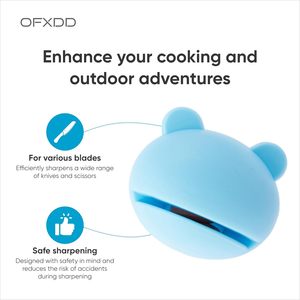 Mini afilador de cuchillos de rana, dispositivo de afilado de cuchillos de acero para interiores y exteriores para cuchillos de cocina, afilado óptimo - Product Image 2
