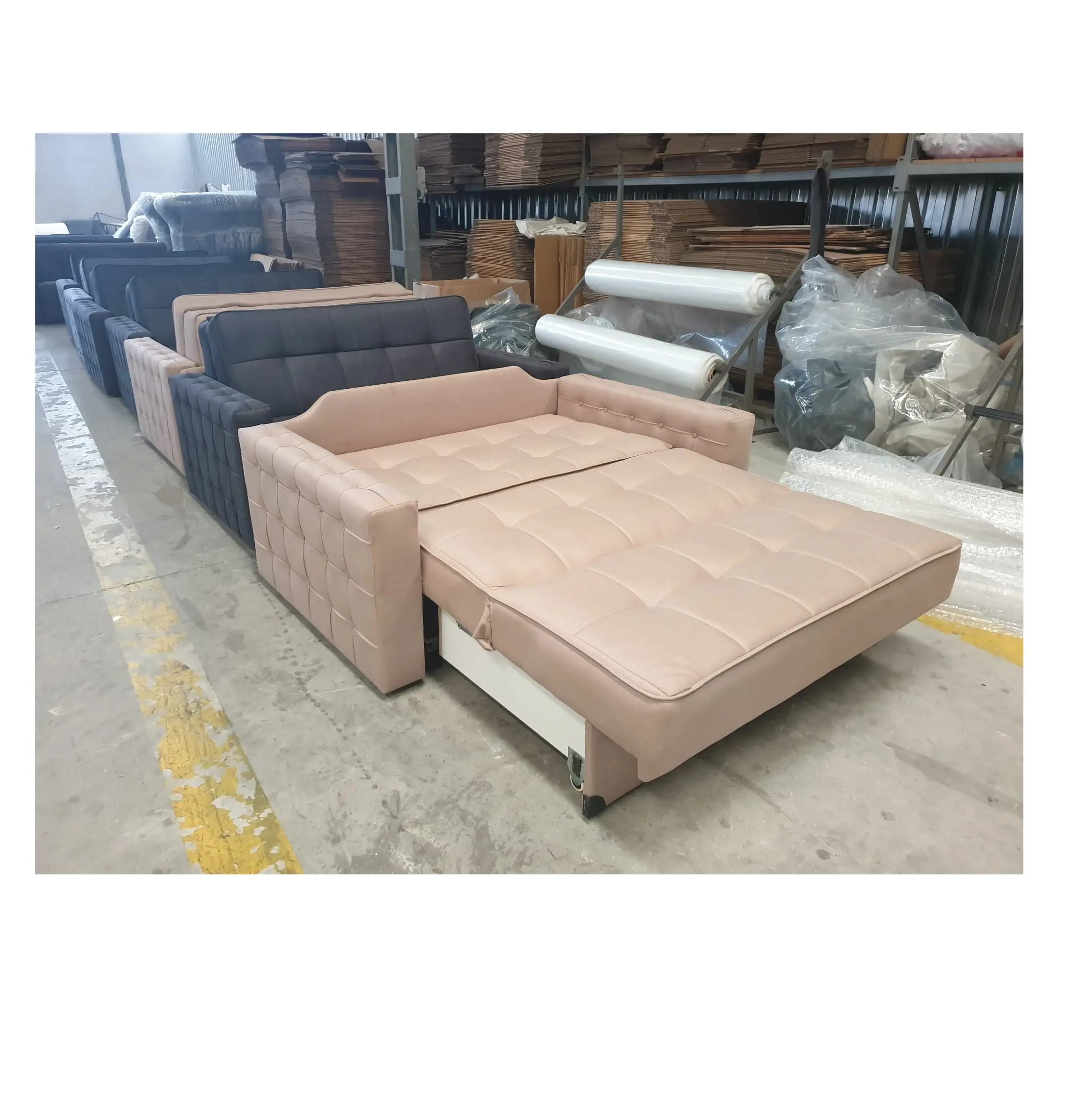 Ghế Sofa Vải Lanh Giường Kiêm Giường Chứa Đồ Ghế Sofa Đồ Nội Thất Hiện Đại Ghế Tình Yêu Ghế Gấp Bán Sỉ Ghế Ngủ Vải Hiện Đại