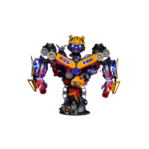 Metal Robot <b>Lamp</b> Decorative Metal <b>Lamp</b> Industrial Lighting Decor Metal Animal Sculpture Robot Metal Sculpture Vietnam 2026 - Product Image 1