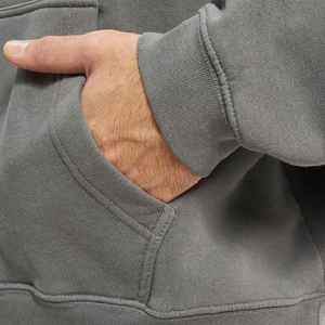 Nouveauté, sweat à capuche surdimensionné en polaire pour homme, léger, de haute qualité, avec impression de logo personnalisée - Product Image 6