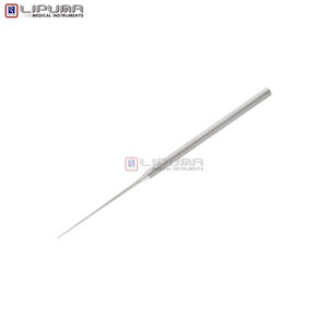Instrumento Quirúrgico de Acero Inoxidable para Otorrinolaringología, Gancho Curvo, Punta de 1.0 mm de Diámetro, Longitud Total de 152 mm, Instrumentos Médicos - Product Image 3