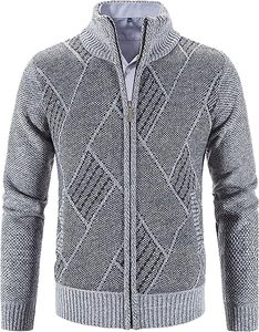 Suéter de Punto W9592Y Knzhee Industry para Hombre, Antiarrugas, Antibolitas, Transpirable, Delgado, 100% Algodón, Informal, Holgado, para Invierno - Product Image 5