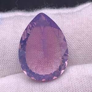 อัญมณีควอตซ์ลาเวนเดอร์เจียระไนแบบใสธรรมชาติ100% คุณภาพส่งออกสำหรับทำเครื่องประดับหินหลวม - Product Image 5