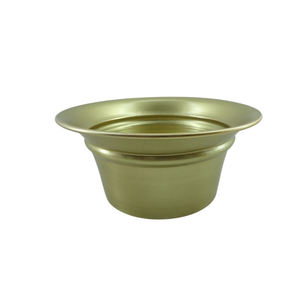 Pot de jardinière décoratif en forme de rond en métal de salon pour la décoration intérieure et extérieure - Product Image 2