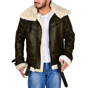 New Design Comfortable Best Selling <b>Men's</b> Fashion Leather <b>Jacket</b> <b>Fur</b> Leather <b>Jacket</b> <b>for</b> Winter Winter <b>Jacket</b> <b>For</b> <b>Men</b> - Product Image 3