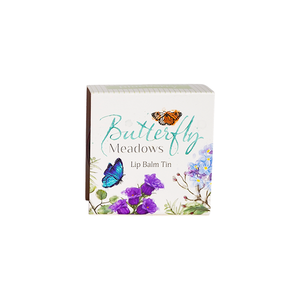 Bálsamo Labial Butterfly Meadows, Producto Cosmético Taiwanés, Apto para Pieles Sensibles, en Lata para Base de Perfume Sólido - Product Image 1