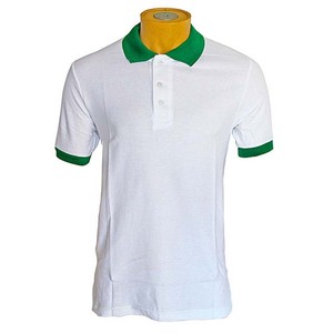Contraste de color OEM Diseño de logotipo personalizado Ropa de hombre Algodón Tallas grandes Polos de hombre Media cremallera Polos de manga corta Hombres - Product Image 5