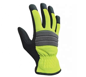 Guantes de alta visibilidad con forro suave y protección Guantes de alta visibilidad construcción duradera para el trabajo Guantes reflectantes - Product Image 3